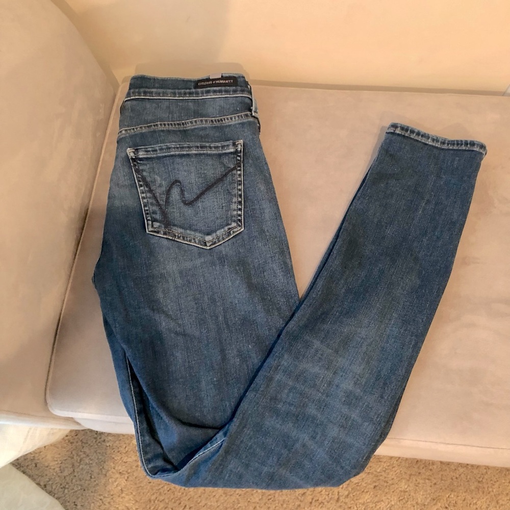 Citizens of humanity skinny jeans size 27 light wash